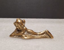 Vintage Brass Pixie Figurine