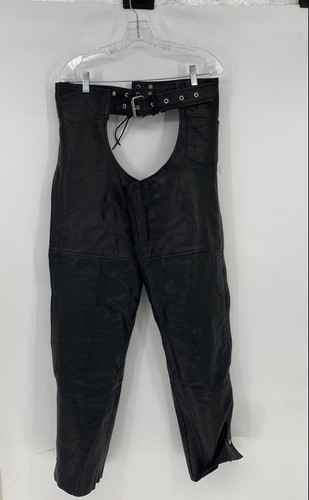 Silver bike mens black leather - silver,