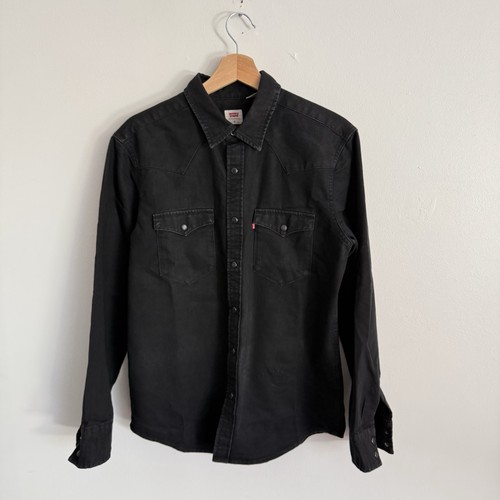 Levis shirt mens medium black - levis,