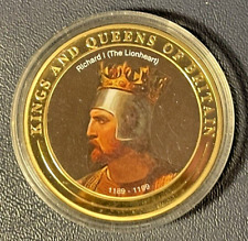 King Richard Lionheart Commerative Medallion in Capsule - No COA