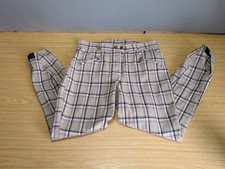 Derby House Breeches / Jodphurs - Ladies 30, Beige Brown Check  *Free Postage*