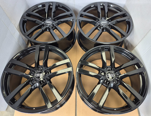Gloss black genuine audi - genuine,
