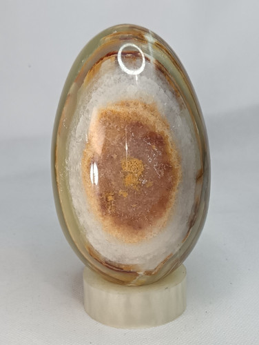 Large green onyx egg 07kg - onyx, 1.07kg