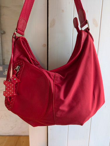 Radley red fabric shoulder - radley,