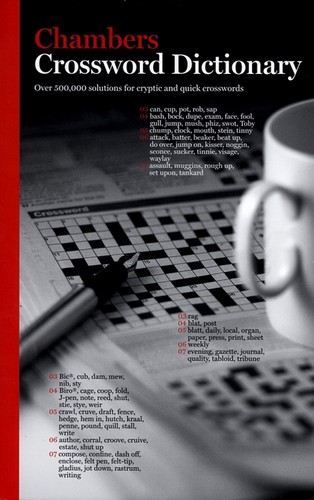 Chambers crossword dictionary