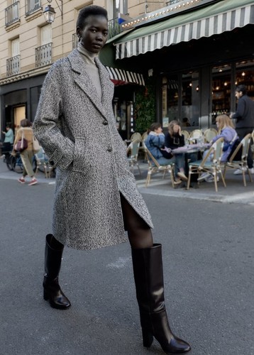 Zara bnwt herringbone coat - herringbone,