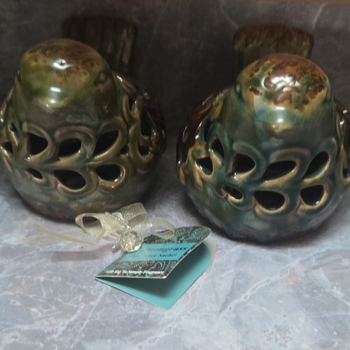 Lemongrass ceramic bird - ceramic,