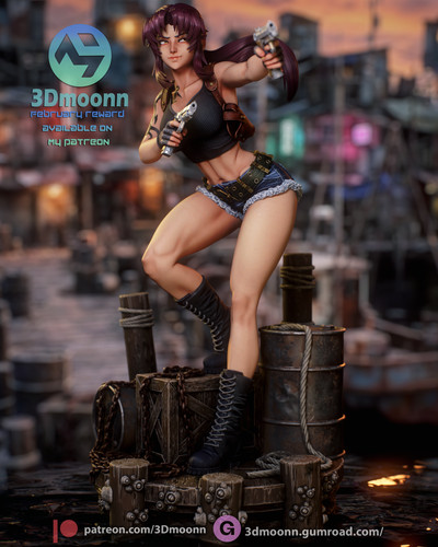 Revy 3d - revy, (black