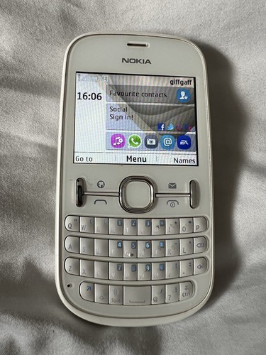 Nokia 201 white - -white, (unlocked)