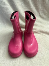 Ugg pink wellies girls kids UK 12