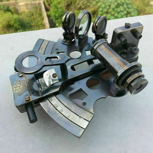 Solid brass marine sextant - solid,