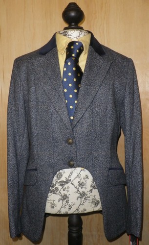 Ladies navy tweed pytchley - ladies,