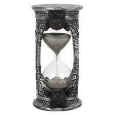 GOTHIC BLACK CAT HOURGLASS