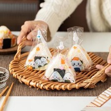 50pcs Onigiri Wrappers Triangle Onigiri Wrapping Bags Packing Bags Ball |UK]