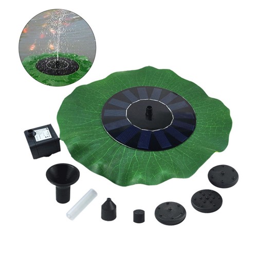 Reusable solar pond fountain - reusable,