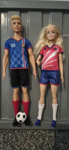 Football ken and barbie - and, dolls