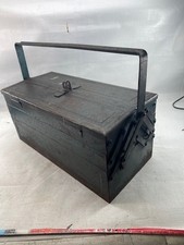 Vintage Cantilever Steel Toolbox 6 Compartments