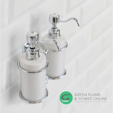 Burlington - Double Soap Dispenser - Chrome Twin Soap Dispenser Chrome A20CHR