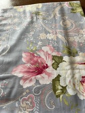 Steel Grey Fabric with Large