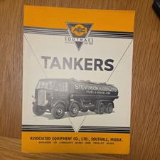 AEC Southall Tankers Lorry Truck Coach Bus Sales Brochure