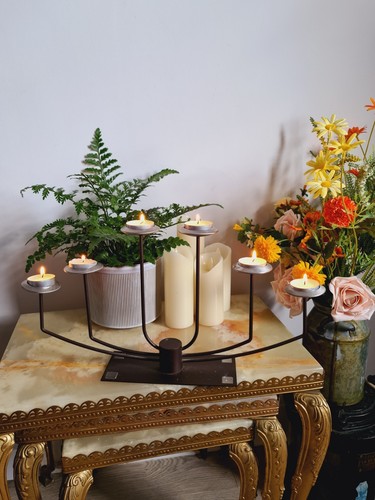Art deco candelabra - art,