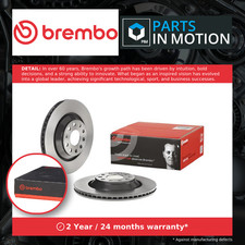 2x Brake Discs Pair Vented