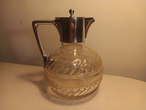 Antique silver plated claret - silver,