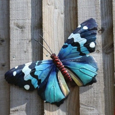 Butterfly Metal Blue Butterfly