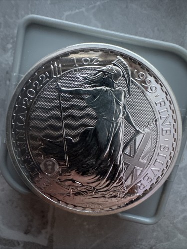 Silver britannia bullion coin - silver,