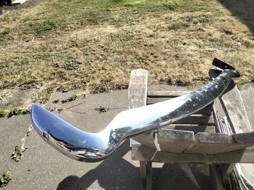 Mgb rear bumper chrome - mgb,