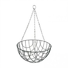 16" Wire Hanging Basket Round
