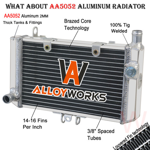 Aluminum motorcycle radiator - motorcycle,
