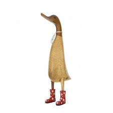 DCUK Red Floral Boots Ducklet