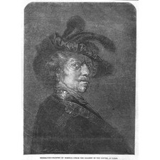 REMBRANDT A Self Portrait -