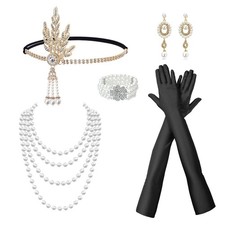 TSHAOUN 6-Piece 1920s Flapper