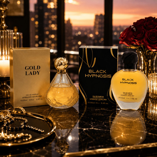 Gold lady black - black, edp