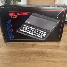 Rare Sinclair ZX81 Computer Bundle Leads Manual 16K Ram 10 games Not tested