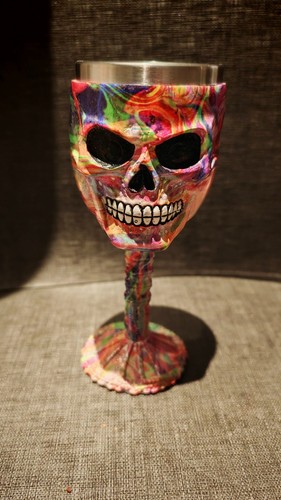 Skull stainless steel wine - steel,