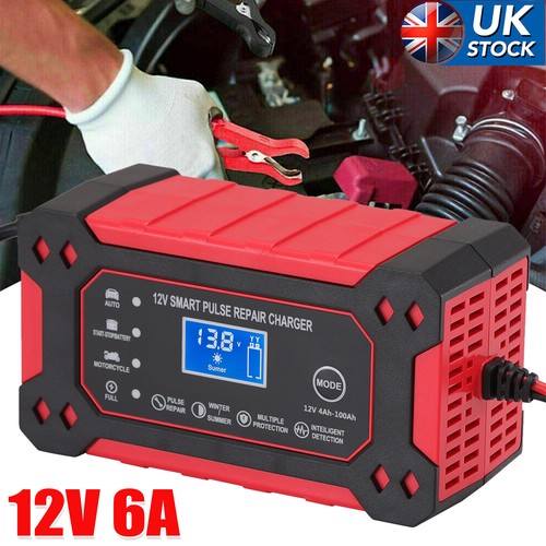 Car battery charger 12v - charger, 6a
