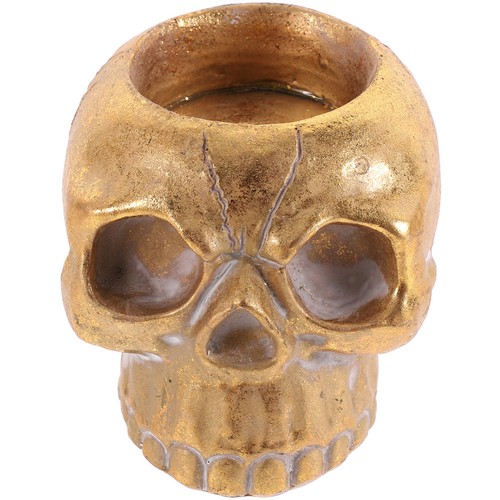 Skull candle holder - ,