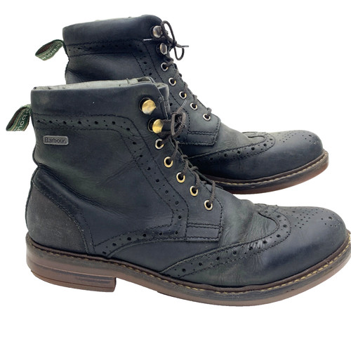 Barbour belsay brogue black - barbour,
