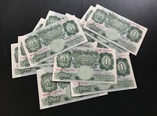 1950's BANK OF ENGLAND ONE POUND £1 NOTE CRISP 100%GENUINE CASHIER P S BEALE