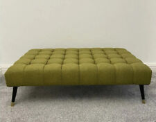 Large Wool Upholstered Bench