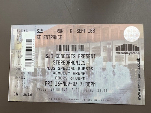 Stereophonics wembley - stereophonics,