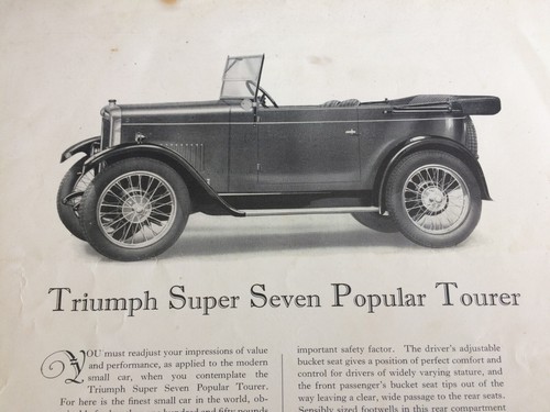 Triumph super seven tourer - super,