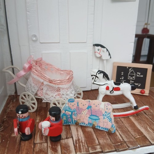 Doll house rocking - house,
