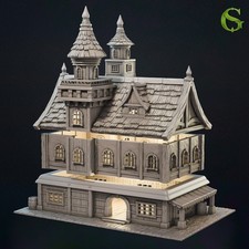 3D Printed Guard Barracks 28mm