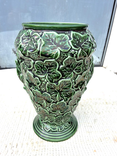 Sylvac pottery 2652 green leaf - sylvac,