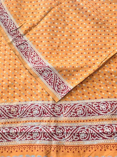 100 pure silk sari vintage - 100%,