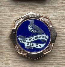 OLD 1970s WBA WEST BROM BROMWICH ALBION FC INSERT BADGE Maker Coffer 